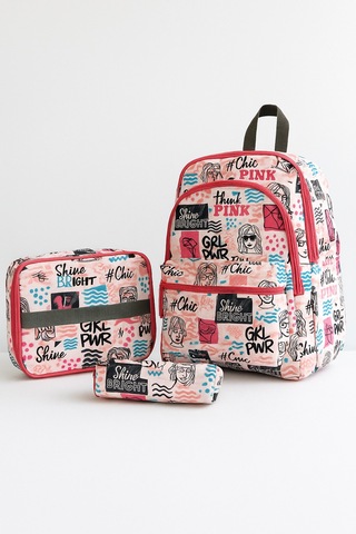 Newbag Girl Power Kız Sırt Okul Çantası-3'lü Set Yeni Sezon