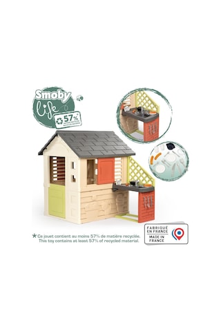 Smoby Life Doğa Oyun Evi Ve Mutfağı 810739 Renkli