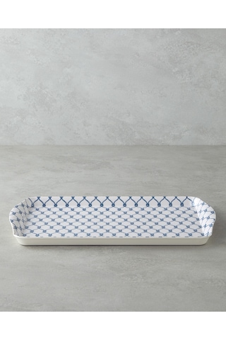 English Home Coaspiral Melamin Tepsi 24x39 Cm Lacivert
