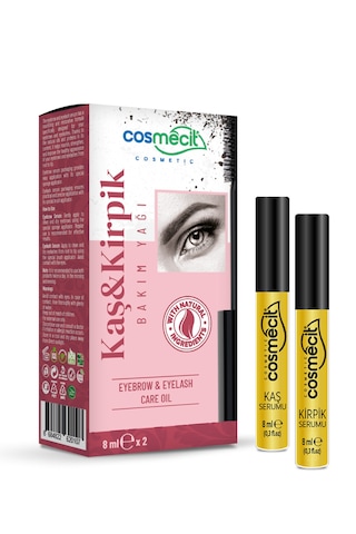 Kaş & Kirpik Bakım Yağı 8 Ml+8 Ml