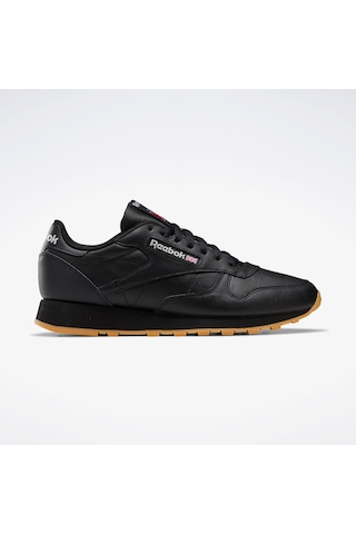 Reebok Classic Leather Unisex Siyah Spor Ayakkabı Düz 100008493 Siyah