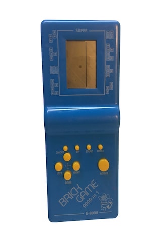 Nostaljik Oyuncak Brick Game El Atarisi Tetris 9999 Oyunlu Kırmızı.sarı.mavi.yeşil