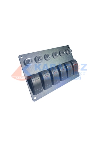 Marin 6'Lı Swıtch Panel 12X18,5 Cm