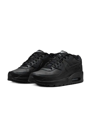 Nike Air Max 90 Unisex Leather Sneaker Hakiki Deri Günlük Spor Ayakkabı Siyah Siyah