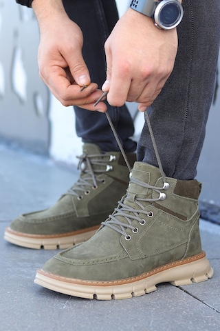 M.p. Dex Suya Dayanıklı Hakiki Deri Günlük Erkek Bot 667800001249 49 Haki Haki