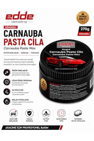 Edde Araba Araç Oto Süngerli Pasta Cila Oto Detailing 230g