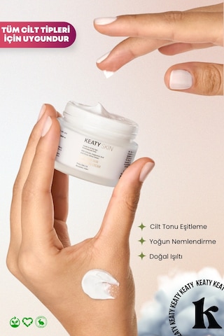 Keaty Skin Pirinç Özlü Cilt Beyazlatıcı Aydınlatıcı Leke Karşıtı Krem 50 ML