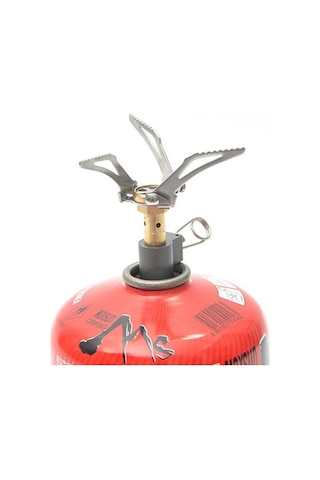 Prestigegoods Mini Açık Hava Katlanır Gaz Ocağı, Paslanmaz Çelik, 3000w, Taşınabilir Piknik Fırını, Gümüş Renk, 50g Ağırlık, Yaklaşık 8,5x6,9cm Boyut, Saklama Çantası İle Gönderilir Gümüş