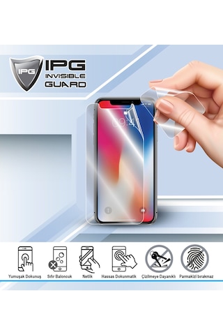 Samsung Galaxy Uyumlu S23 Fe İçin Ipg Hydrogel Tam Kaplama Ekran Ve Arka Koruma
