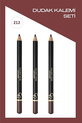 Golden Rose Lipliner Dudak Kalemi Seti 212 3'lü