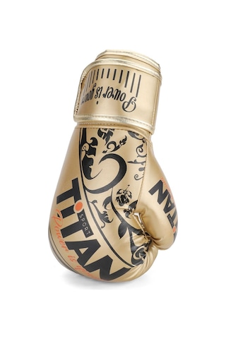 Titan Sport Gold Serisi İşlemeli Boks Eldiveni 12 Oz Çok Renkli