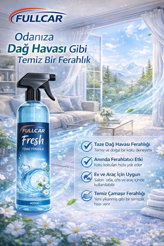 Fullcar Fresh Temiz Ferahlık 400 Ml