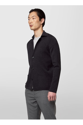 Alpha Studio Antrasit Erkek %100 Yün Slim Fit Ceket Au-7070n Jacket/coat