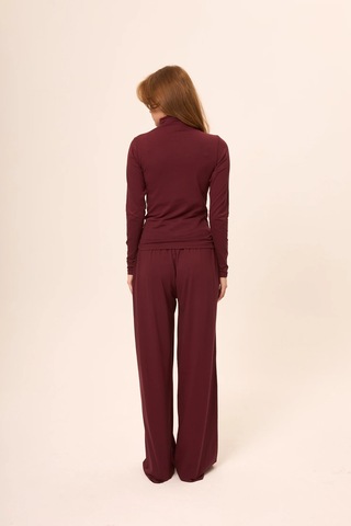 Zoor Ultra Soft Penye Modal Pantolon Bordo