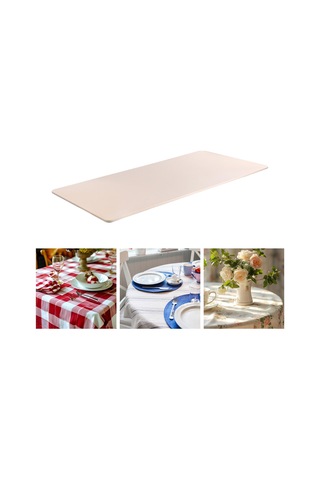 Suntek Esnek Masa Örtüsü Yıkanabilir Patio 4ft Şampanya