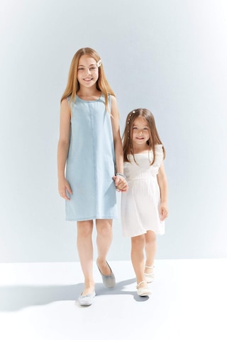 DeFacto Kız Bebek Kolsuz Poplin Yazlık Elbise E8395A525SMER105