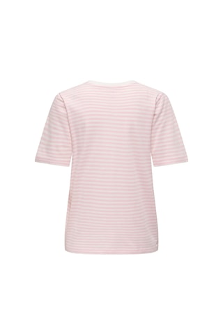 Only Onlhappy S/s Emb Top Jrs Kadın T-shirt 15370117 Pudra