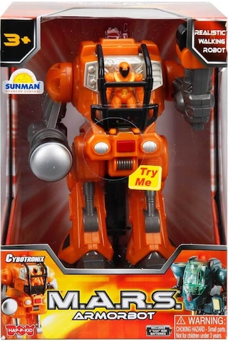 M.a.r.s Sesli Ve Işıklı Zırhlı Robot