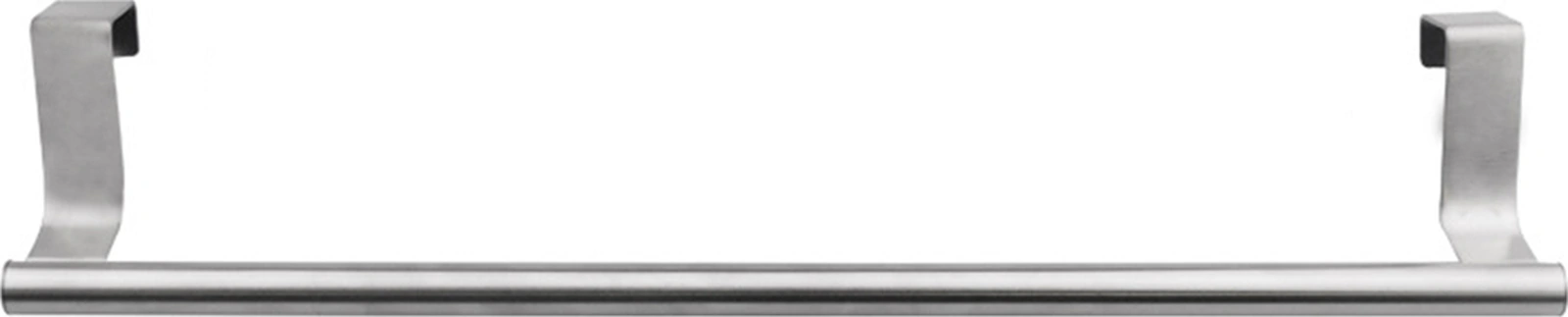 Moveevo 23.5cm Paslanmaz Çelik Dolap Kapısı Askılı Tek Çubuk Havlu Rafı - Uzunluk 23.5cm, 4.5kg Yük Taşıma, Ev/banyo/mutfak Kullanıma Uygun Gümüş