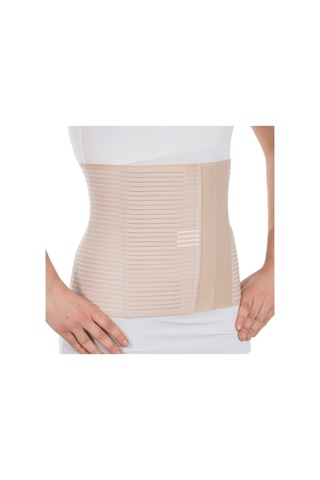 Lüx Wood Doğum Sonrası Toparlayıcı - Abdominal Korse - Sezeryan Korse Ayarlanabilir Bedensiz