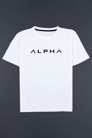 Uyguntarz Alpha Spor Tshirt Beyaz