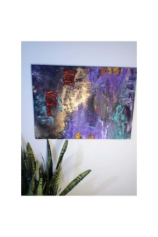 50 70 Rölyef Kabartmalı Absürd Tablo