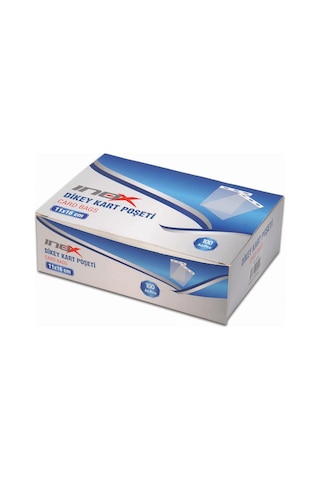 İnox Yaka Kartı Poşeti 110x160 Mm 100'lü Paket