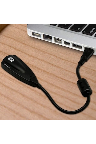 AoGo Kablolu USB 5hV2 Sound Harici Ses kartı