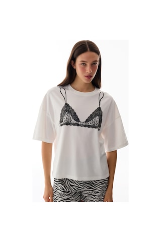 Penti Stylish Pamuklu Tişört Pijama Üstü