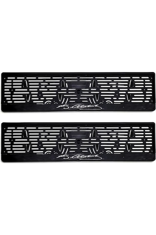 Kemal Atatürk İmzalı Plakalık Esnek Oto Plaka Çerçevesi 2 Adet