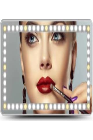 Büyük Boy Araba Güneşlik Aynası Oto Güneşlik Makyaj Aynası Araba Makyaj Aynası 26 13,5cm