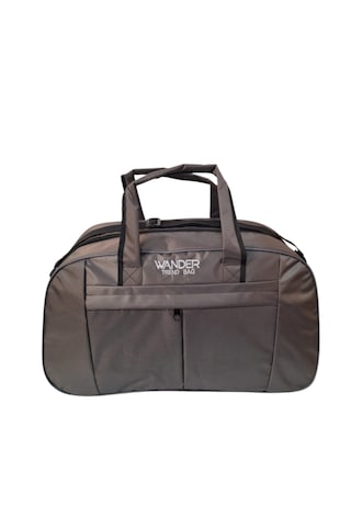 Wander Trend Bag Büyük Boy Siyah Seyahat Çantası Koyu Gri