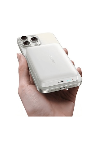 Baseus EF FM11 Mini Mag 10.000 22.5 W Taşınabilir Şarj Cihazı Beyaz