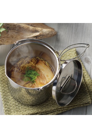 Ranyeek Stainless Steel Kamp Mutfak Seti 5 Parça - Tencere, Kupa Ve Kaseler İle Taşınabilir Outdoor Pişirme Ekipmanı Çok Renkli