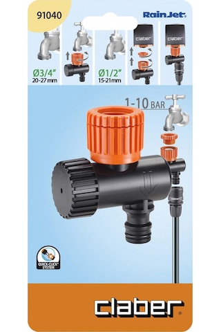 Claber 91040 Basınç Düşürücü Rainjet 1/2-3/4