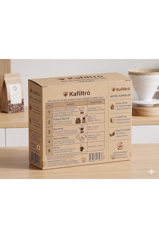 Hario V60 Uyumlu Kraft Kahve Filtresi Kağıdı Çok Renkli