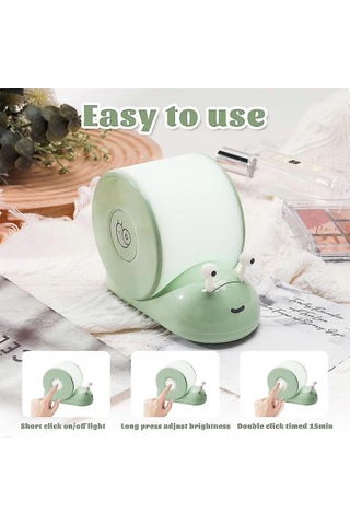 Salyangoz Gece Lambası, Odası Mutfak İçin Rahat Salyangoz Ş Çok Renkli