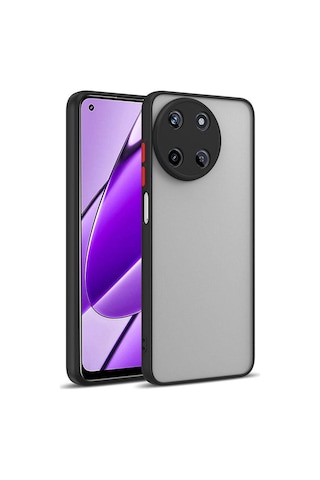 Ardemix Realme 11 4g Kılıf Hux Kapak - Siyah Siyah