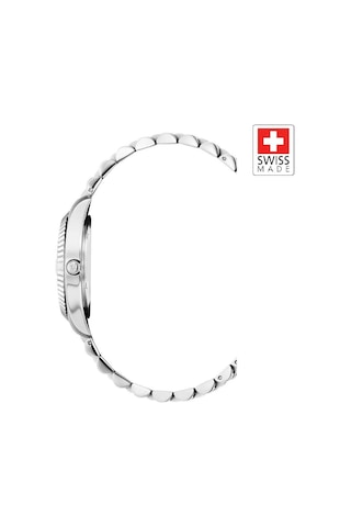 Inspıratıon Jwl04108 Sellita Sw100, 25 Jewels Otomatik Mekanizmalı, Swiss Made Kadın Kol Saati Gümüş