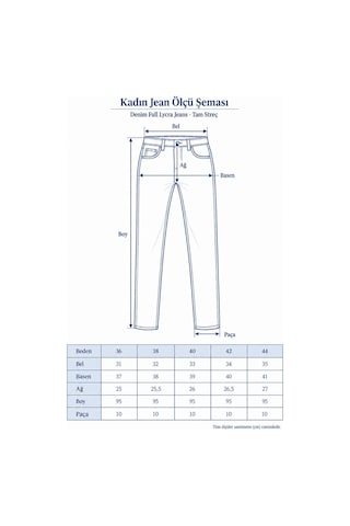 Barmore Kadın Slim Fit Jean Siyah
