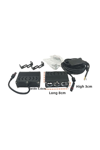 Offroad Sis Lambası 3 Led Beyaz 55w Sarı 55w 12-80v / Lass398