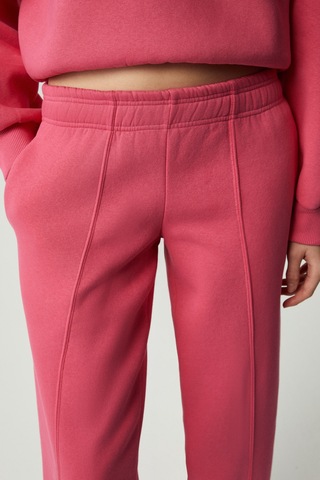 Ethıquet Morgans Kadın Geniş Paça Oversize Pembe Eşofman Altı