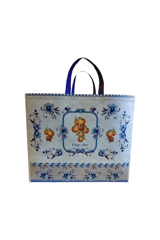 Mavi Alışveriş Çantası 22 Cm