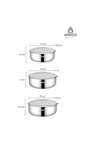 Mıxkeep Pro 15 Parça Paslanmaz Çelik Karıştırma Kabı & Saklama Kabı Grİ