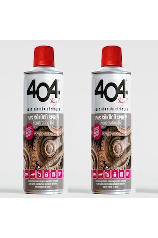 404 Pas Sökücü 400 Ml Sprey 2 Adet 404 Pas Sökücü 400 Ml Sprey 2 Adet