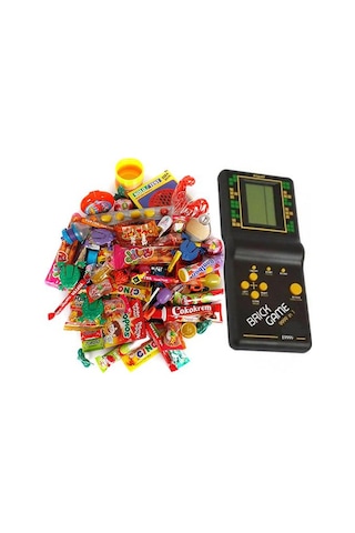 Kadınlar Günü Nostaljik Hediye Kutusu Siyah Tetrisli Büyük Boy 80'ler 90'lar