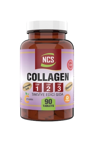 Ncs Collagen Kolajen Tip 1-2-3 Hyaluronic Acid 3 X 90 Tablet