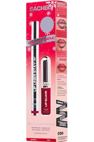 Sacheu Line & Shine Lip Duo Uzun Süre Kalıcı Dudak Şekillendirme Ve Parlaklık Seti 2x3.5ml Set 70918240