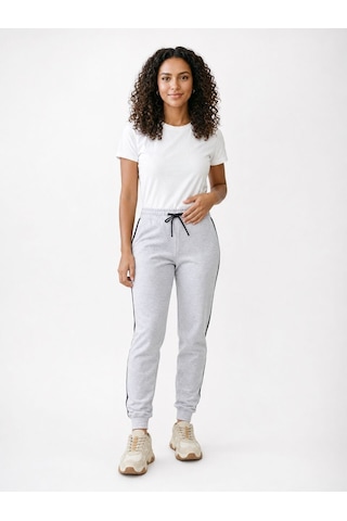 LOFT Jogger Fit Kadın Eşofman Altı Lf2042462 Q1.v1 Gri Melanj