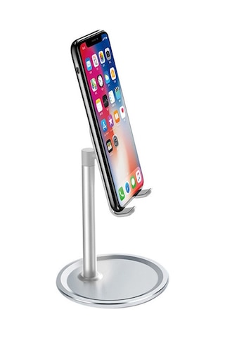 Ally K7 Masaüstü Stand Cep Telefonu ve Tablet Tutucu Gümüş